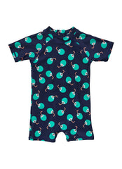 Snapper Rock Boys' Coco Logo Short Sleeve Sunsuit (Baby)