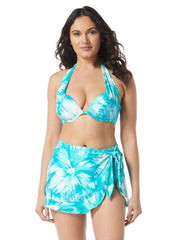 Coco Reef Women's Cameo Halter Bra Sized Bikini Top (C/D Cup)
