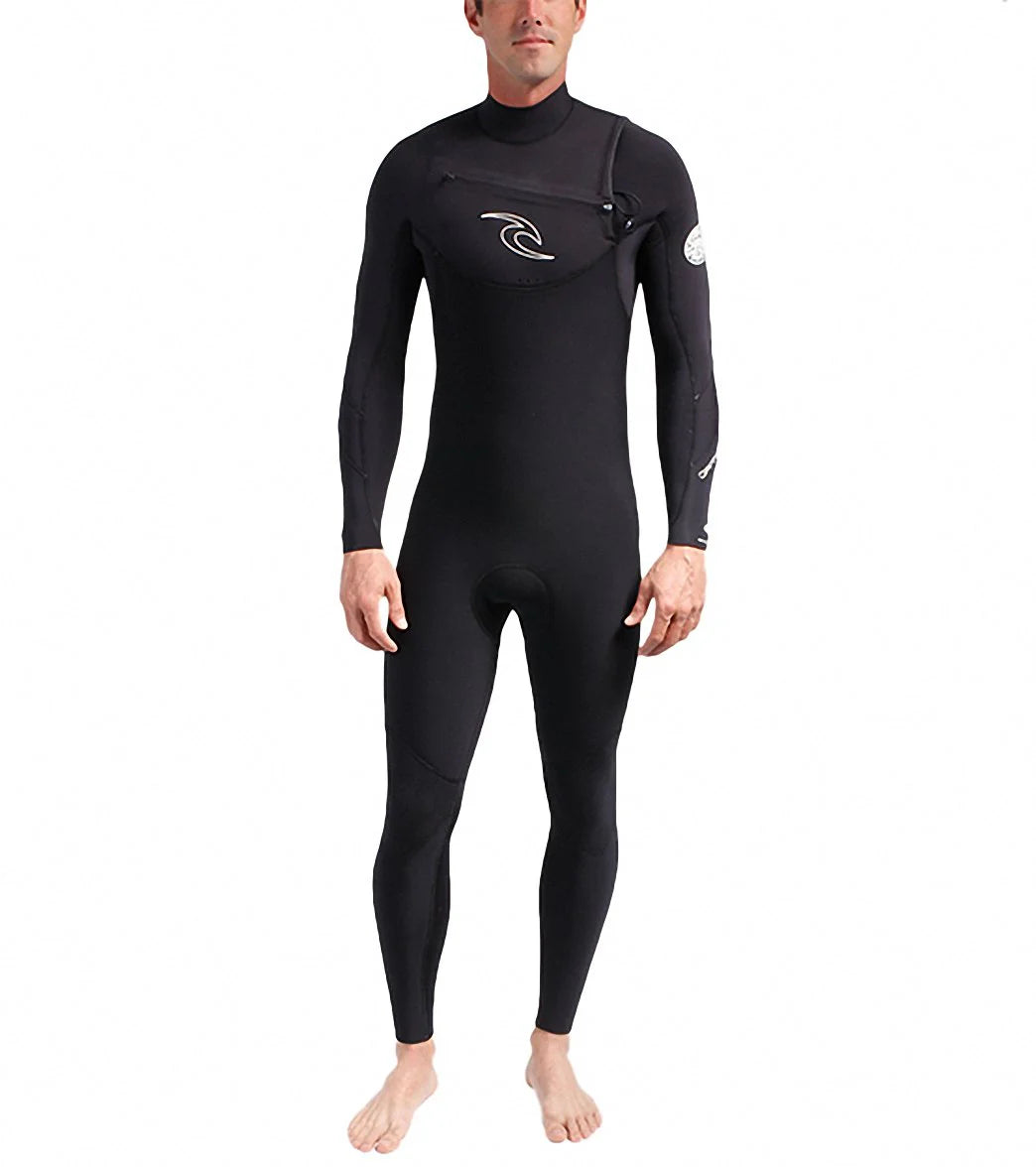 Rip Curl Men's Dawn Patrol 4/3mm Chest Zip Fullsuit Wetsuit GB