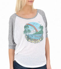 Rip Curl Women's Over The Rainbow Baseball Tee