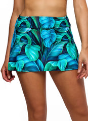 Next by Athena Courtside Curacao Palms Swim Skort