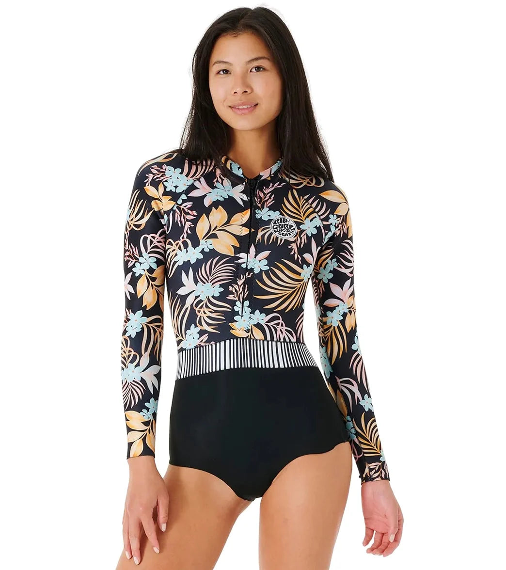 Rip Curl Women's 1mm G-Bomb Long Sleeve High Cut Springsuit Wetsuit
