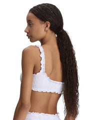 Polo Ralph Lauren Women's Eyelet Ruffle Kennedy Bralette Bikini Top