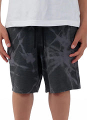 O'Neill Boys' 16" Stockton Print E-Waist Hybrid Shorts (Big Kid)