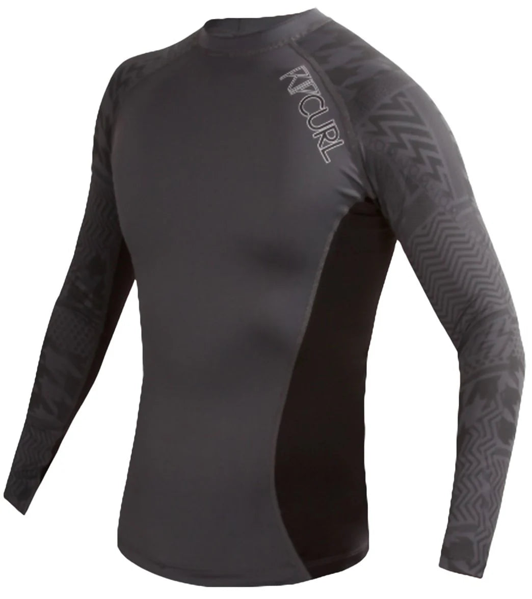 Rip Curl Guys' Classic L/S Hounds 6oz Rashguard