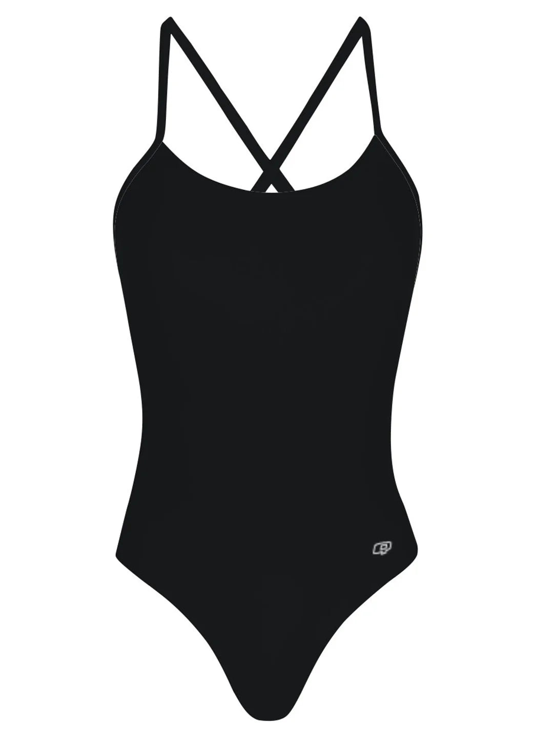 Q Swimwear Women's Sublimated Printed Tie Back One Piece Swimsuit