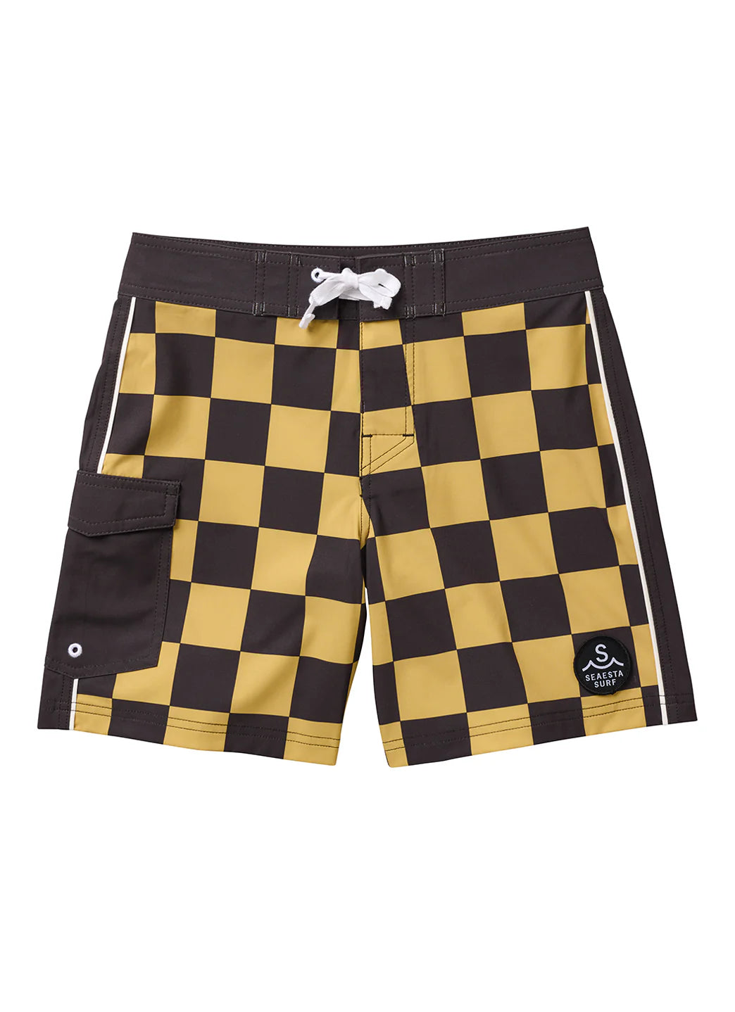 Seaesta Surf Boys' Surf Junior Interchange Checks Board Short (Big Kid)