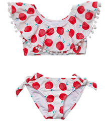 Snapper Rock Girls' Juicy Fruit Flounce Two Piece Bikini Set (Toddler, Little Kid, Big Kid)