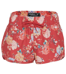 O'Neill Girls' Lane Printed Stretch 2" Board Shorts (Big Kid)