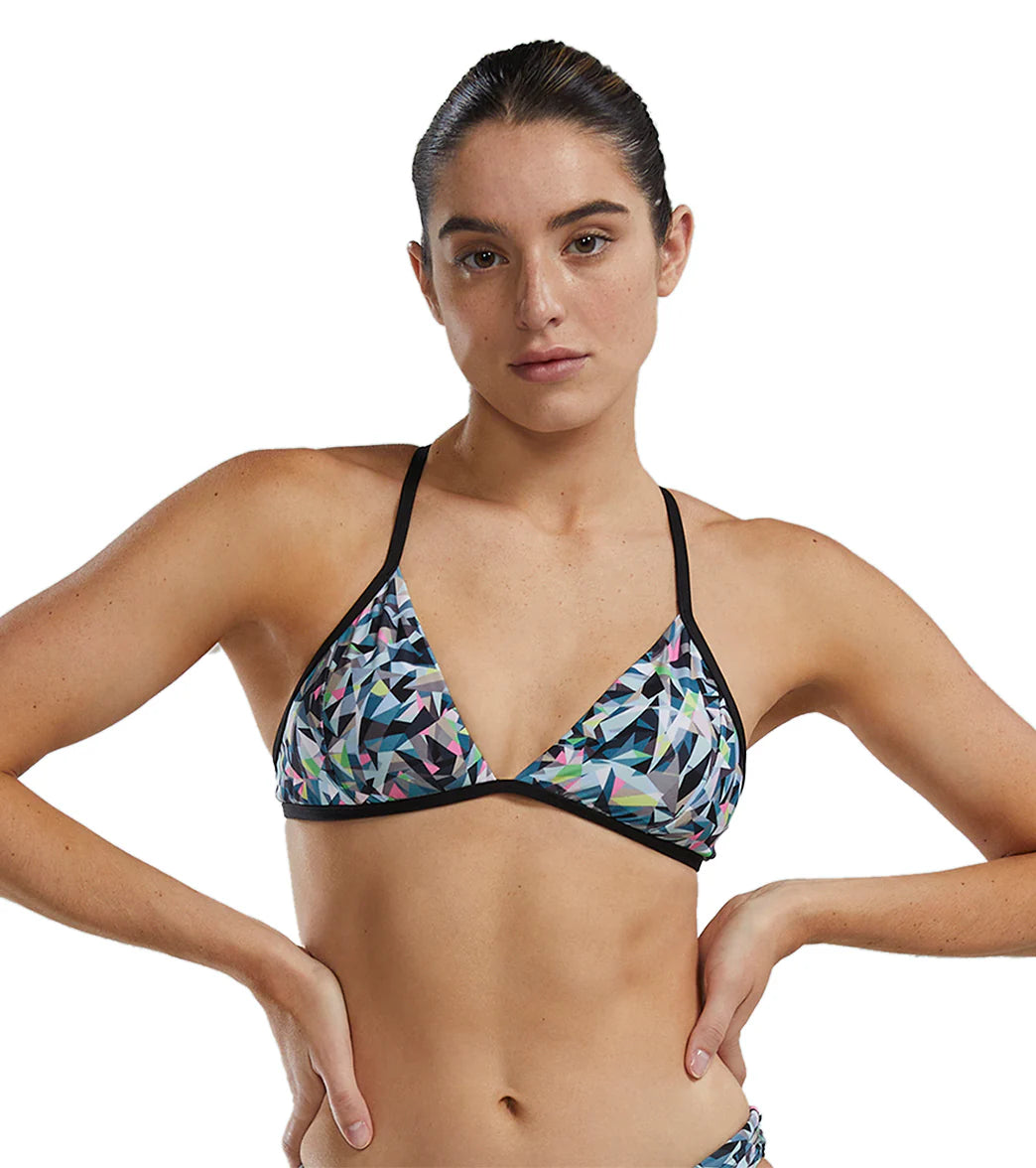 TYR Women's Prismbreak Triangle Tieback Bikini Top