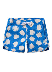 Seaesta Surf Boys' Scallop Soleil Retro Flare Board Short (Toddler, Little Kid, Big Kid)