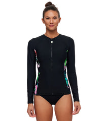 Next by Athena Women's Detox Keoki Palms Long Sleeve Surf Shirt