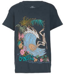 O'Neill Girls' Seas The Day Short Sleeve Tee (Little Kid, Big Kid)