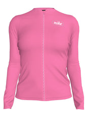 Nike Women's Long Sleeve Zip Hydro Rash Guard
