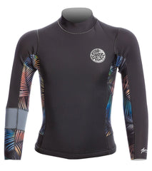 Rip Curl Youth's 1.5mm Aggrolite Zip Free Sublimated Wetsuit Jacket