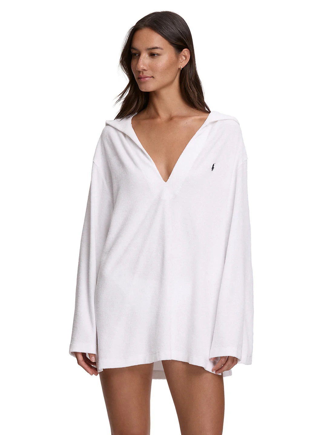 Polo Ralph Lauren Women's Terry Hooded Tunic Cover Up