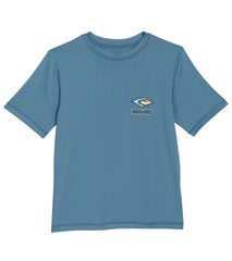 Rip Curl Boys' Tube Head Short Sleeve Rashguard (Big Kid)