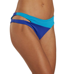 Nike Women's Swoosh Block Asymmetrical Bikini Bottom