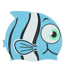 Sporti Cartoon Clownfish Silicone Swim Cap Jr.