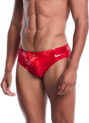 Nike Men's Watercolor Brief Swimsuit