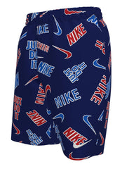Nike Boys' Breaker Outline 7" Volley Swim Trunk (Big Kid)