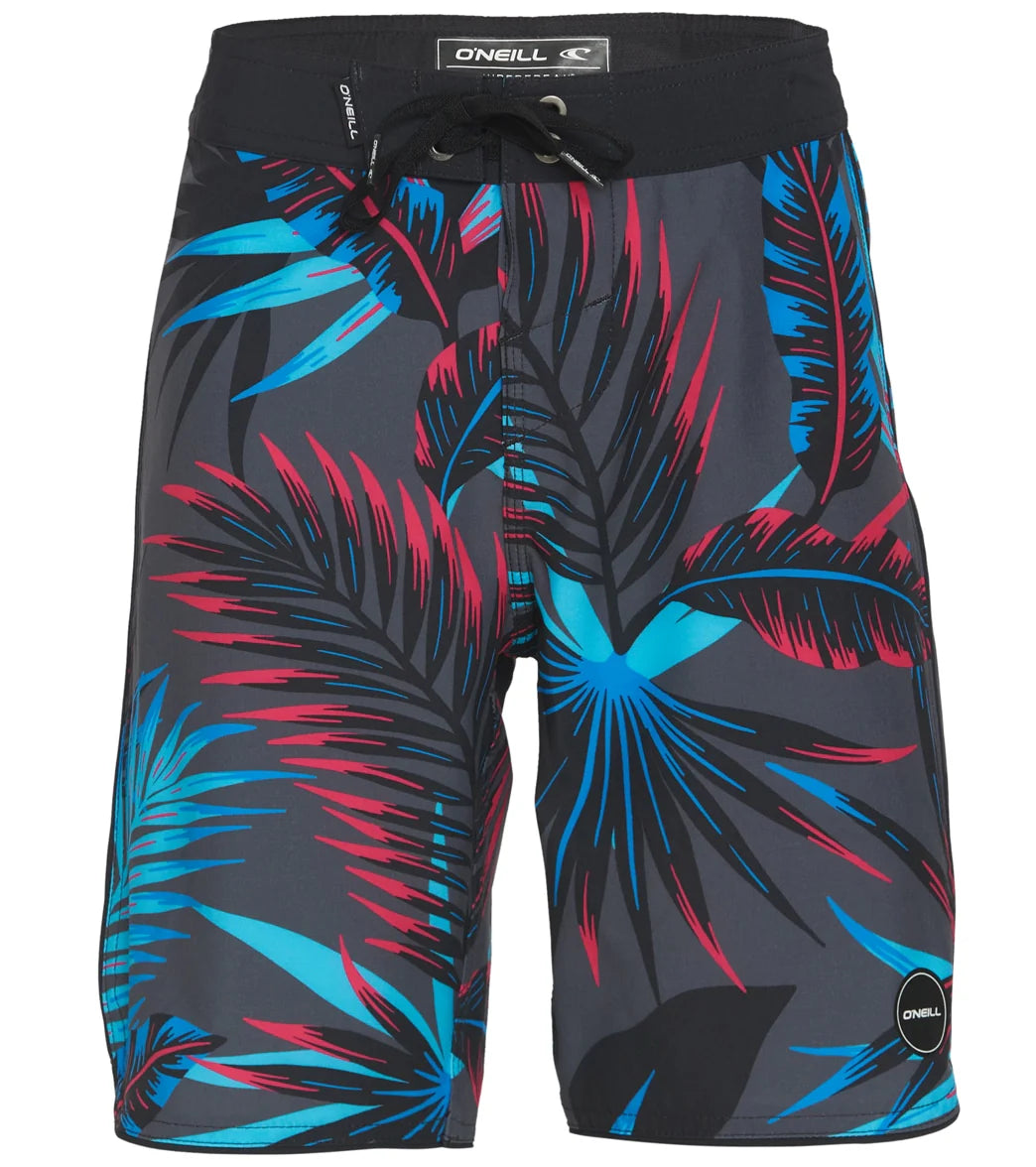 O'Neill Boys' Hyperfreak Tropic Shadow Board Shorts (Big Kid)