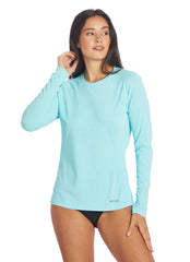 Xcel Women's Heathered Ventx Long Sleeve UV Rashguard