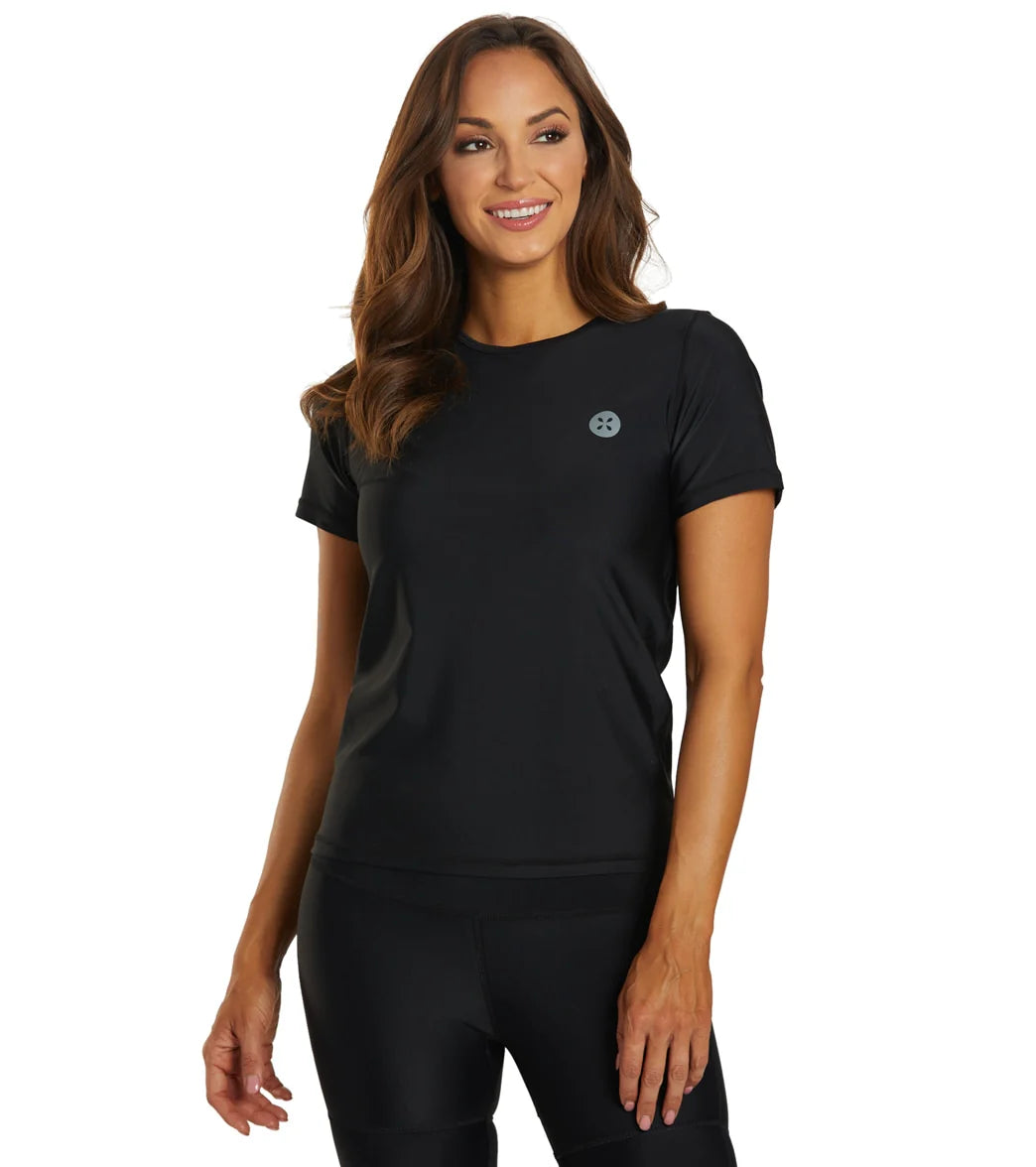 Level Six Women's Coastal Short Sleeve Loose Fitting Surf Tee