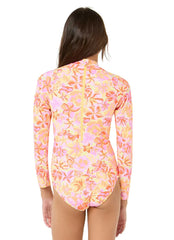 Rip Curl Girls' Island Bliss Long Sleeve Surf Suit (Big Kid)