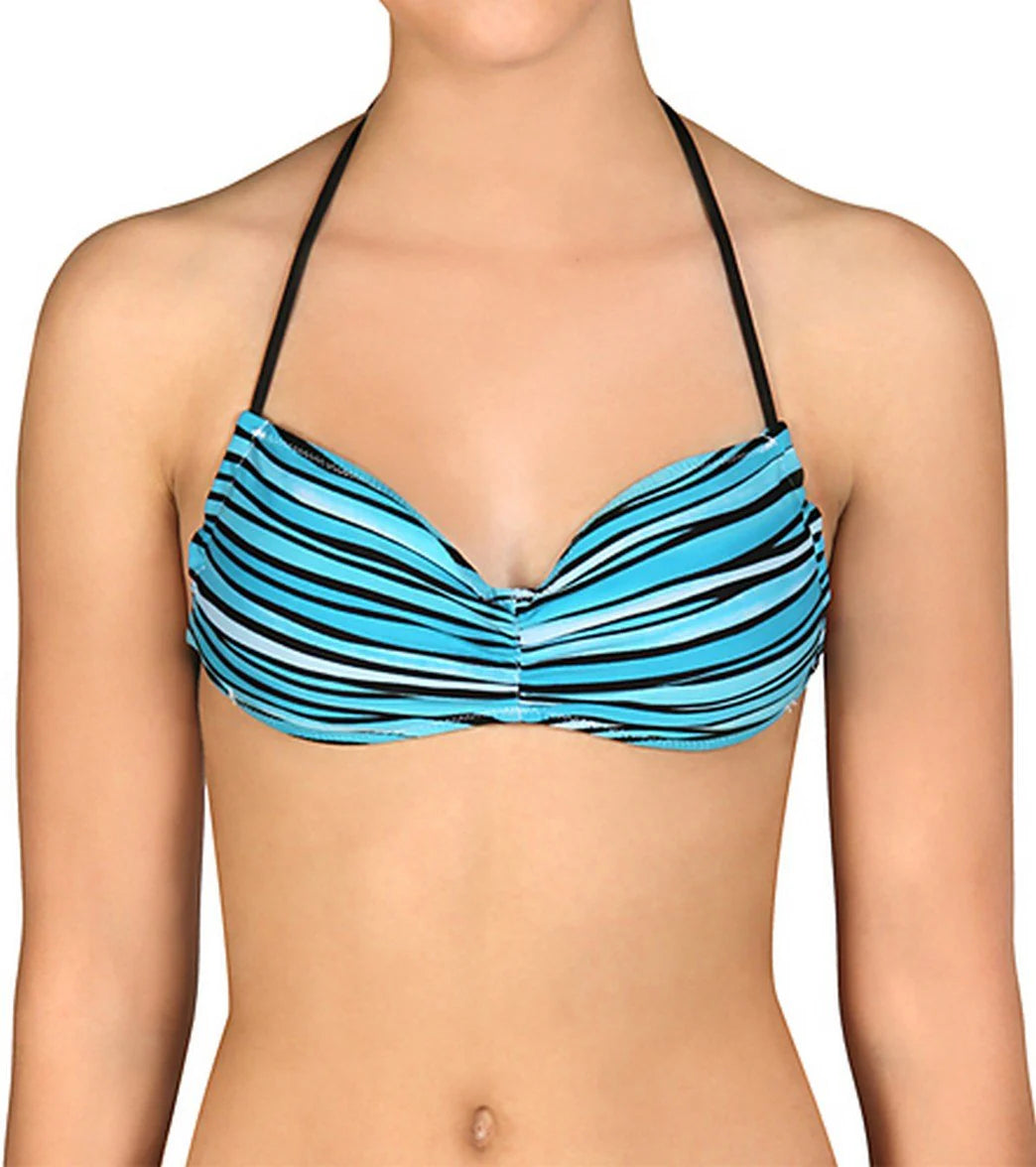 Rip Curl Swimwear Girls Sunset Beach Reversible Bandeau Bikini Top