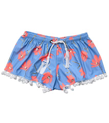 Snapper Rock Girls' Beach Bloom Swim Shorts (Little Kid, Big Kid)