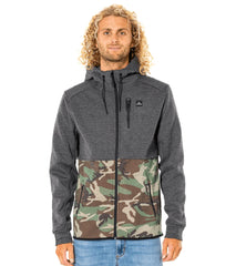 Rip Curl Men's Anti Series Departed Zip Through Zip Front Hoodie
