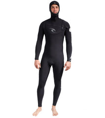 Rip Curl Men's E Bomb 4.5/3.5mm Chest Zip Hooded Fullsuit