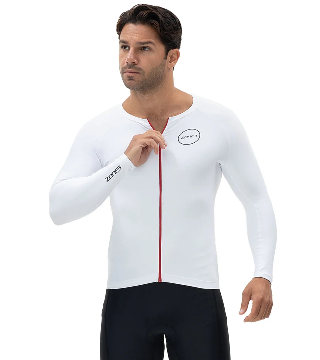 Zone3 Men's Lava Aero 3/4 Sleeve Warmth Top