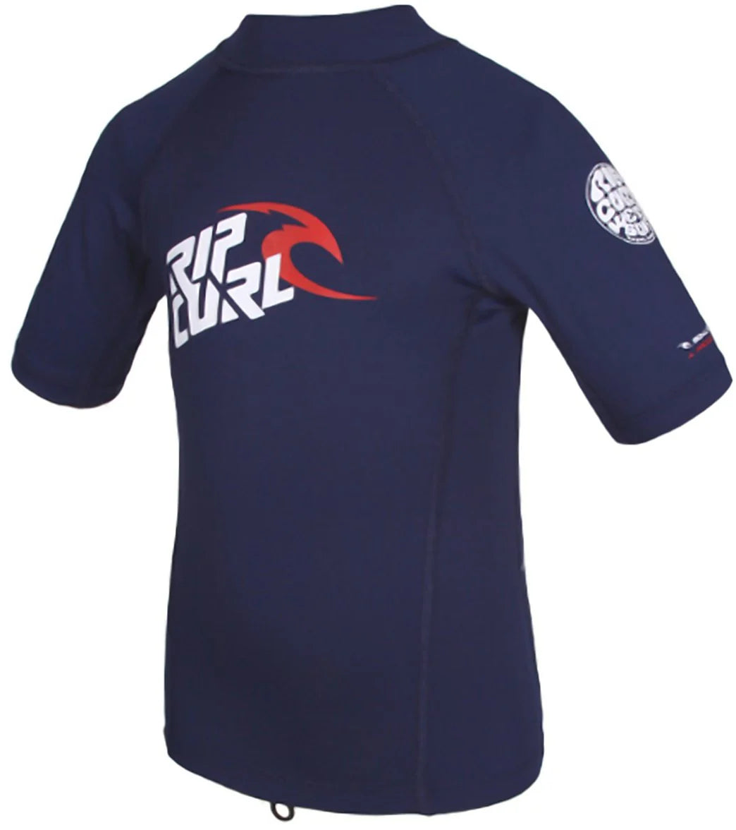 Rip Curl Youth Classic Slant S/S 6oz Rashguard