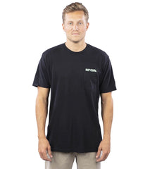 Rip Curl Men's Surf Revival Short Sleeve Pocket Htg Tee