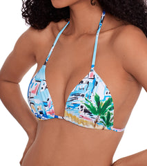 Polo Ralph Lauren Women's Riviera Scenic Ricky Slider Triangle Bikini Top