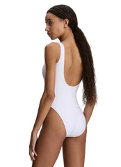 Polo Ralph Lauren Women's Terry Polo Bear Scoop Tank One Piece Swimsuit