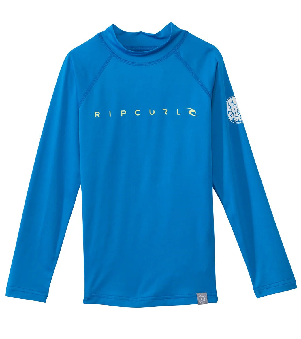 Rip Curl Boys' Dawn Patrol Long Sleeve Rash Guard