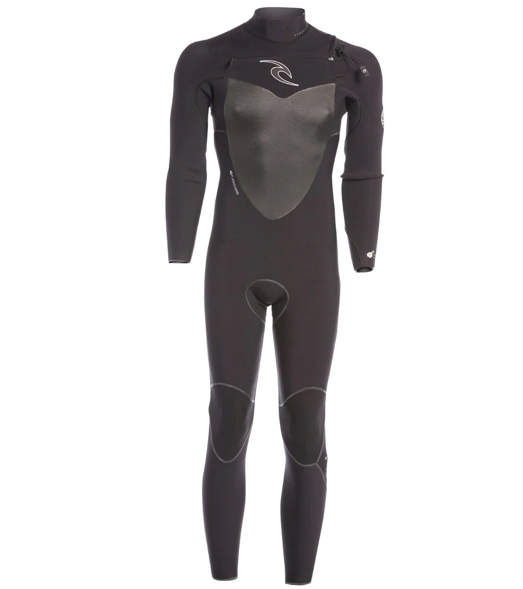 Rip Curl Men's 4/3mm Flashbomb Chest Zip Full Suit Wetsuit