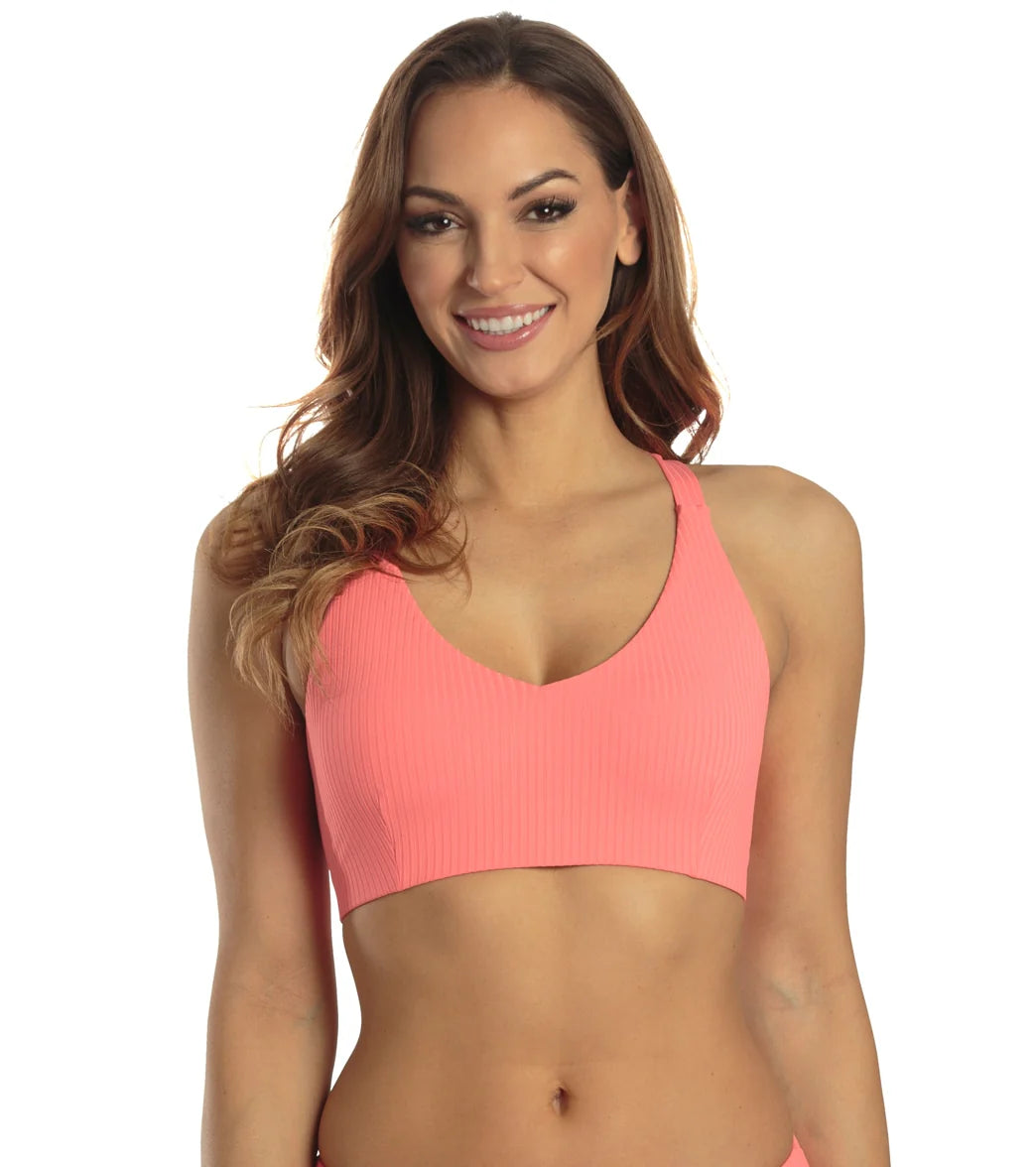 Next by Athena Women's Groove Longline Bikini Top