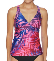 Next by Athena Women's Coco Tulum Lunge S/C Sport Tankini Top (D Cup)