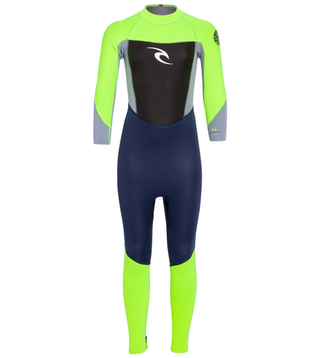 Rip Curl Kid's 3/2mm Dawn Patrol Back Zip Full Suit Wetsuit