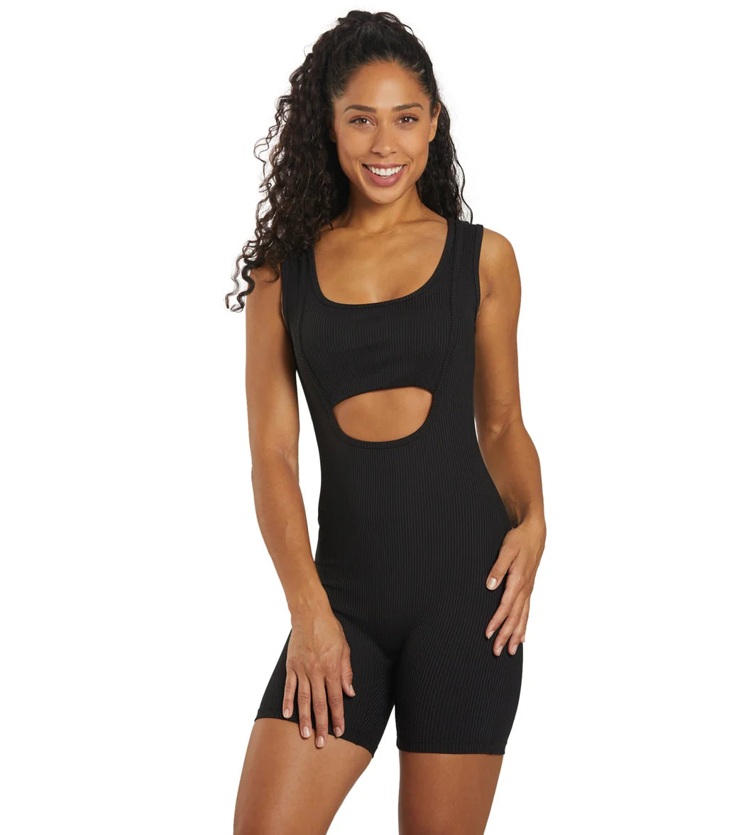 Year of Ours Ribbed Biker Onesie