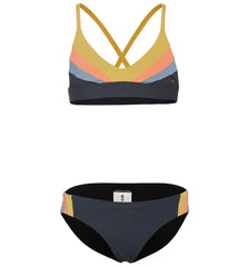 Rip Curl Girls' Melting Waves Two Piece Bikini Set (Big Kid)