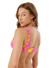 Roxy Women's Island Time Reversible Bralette Bikini Top