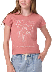 O'Neill Girls' Willa Skimmer Short Sleeve Tee (Big Kid)