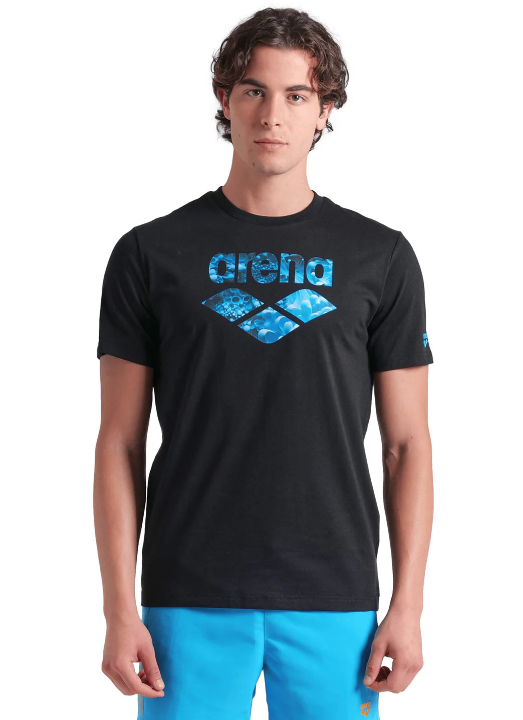 Arena Men's Water Print Short Sleeve T-Shirt