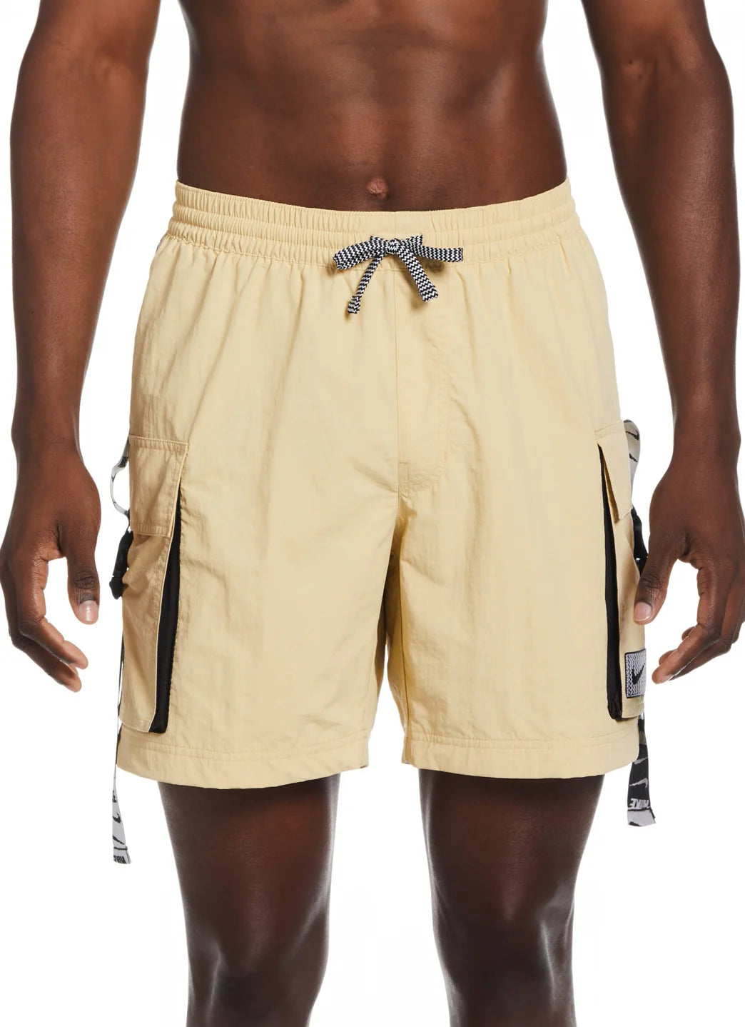 Nike Men's 18" Logo Tape Cargo Swim Trunks