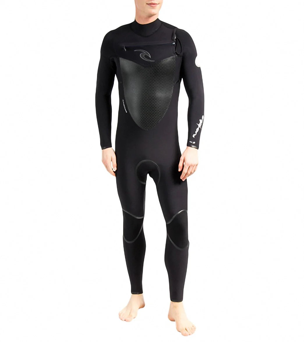 Rip Curl Men's Flash Bomb 4/3mm Chest Zip Fullsuit Wetsuit